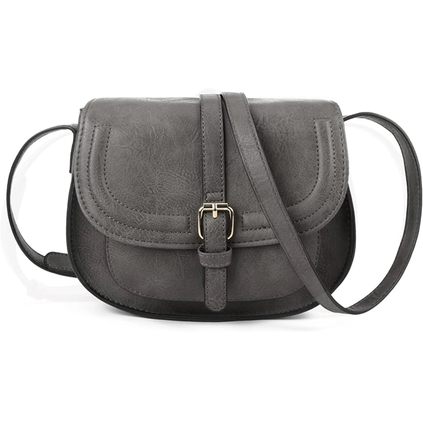 Crossbody Bags for Women Saddle Shoulder Purse and Boho Handbags with Strap Faux Leather CT20154E