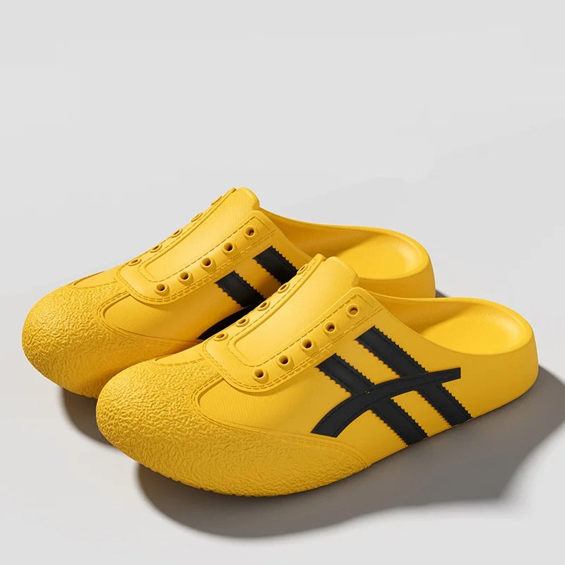 Comfortable EVA Brand Clogs Shoes Men Spring Summer 2026 Non Slip Outdoor Sports Slippers Plus Size Couple's Flats Racing Shoes