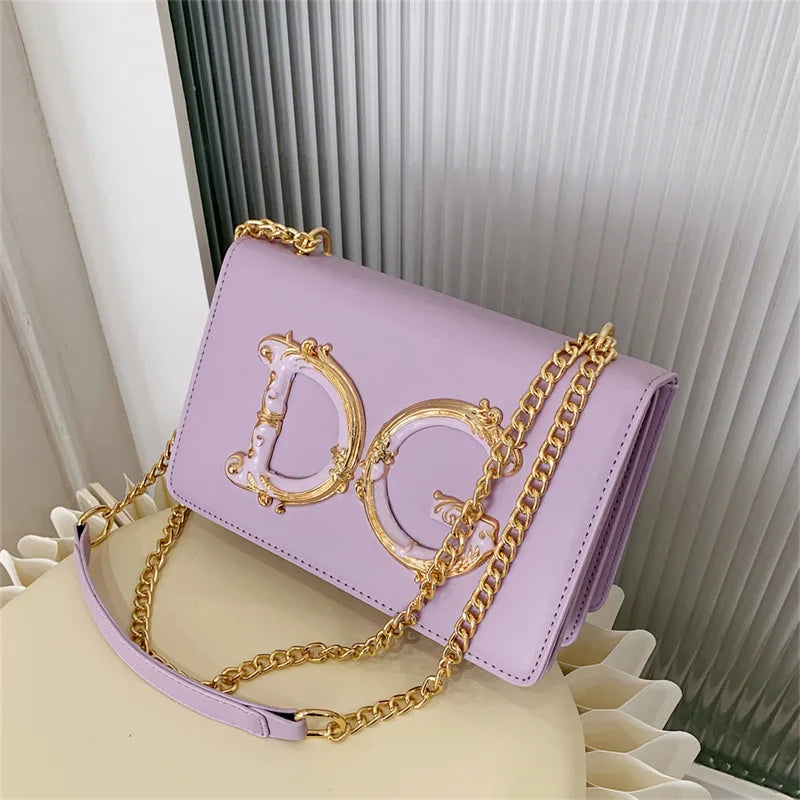 Banquet small square bag, women's new fashionable and versatile chain shoulder crossbody bag