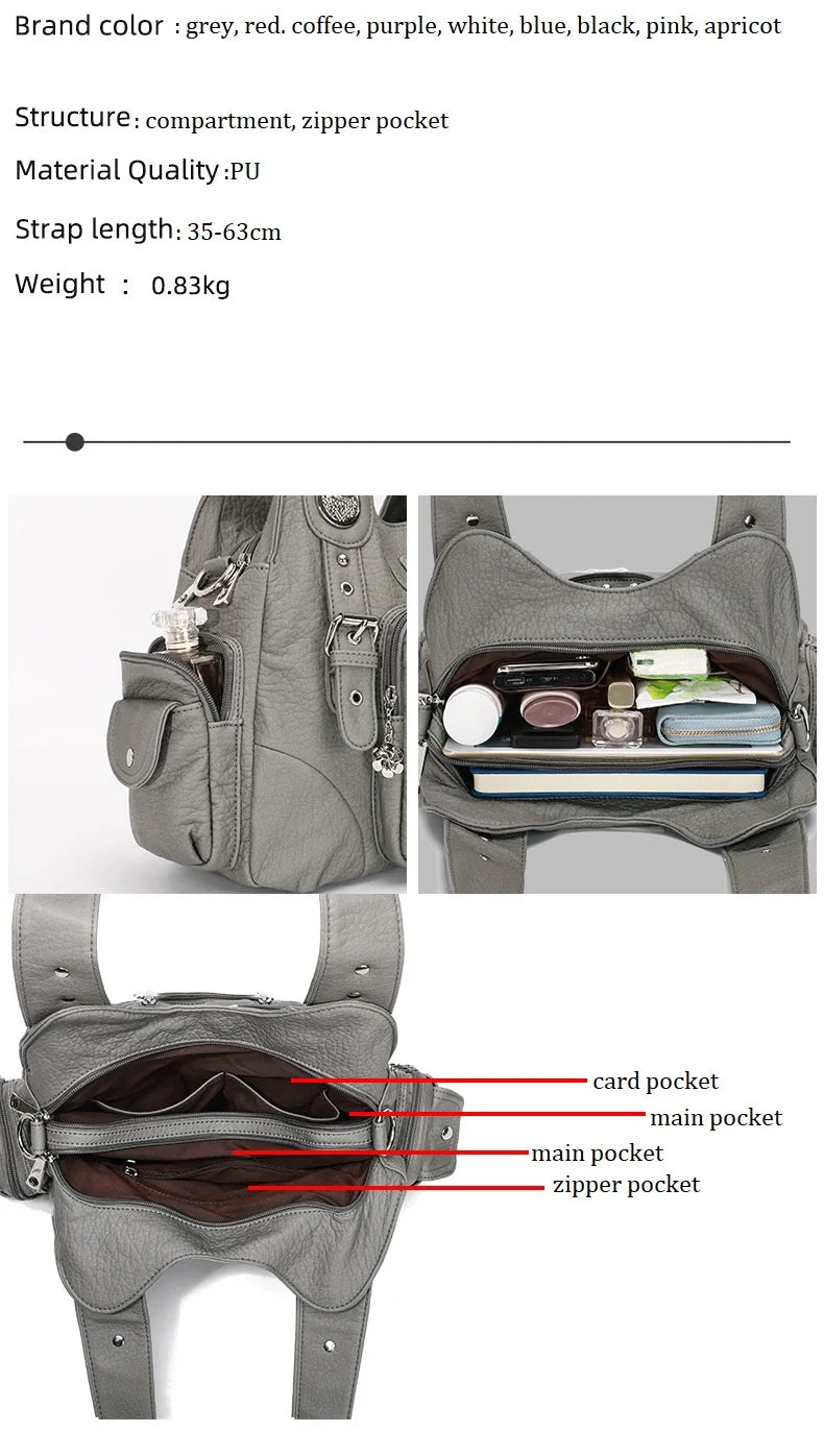 Angel kiss Bag Women Fashion Handbags Women Shoulder Bags PU Leather Handbag Female Satchel Shoulder Purse Bag bolsa feminina