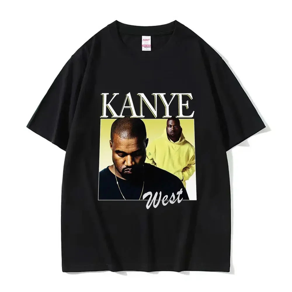 Funny Kanye West Meme T-Shirt Men's Vintage Hip Hop Rap Style Tshirt Men Women Short Sleeve T Shirt Streetwear