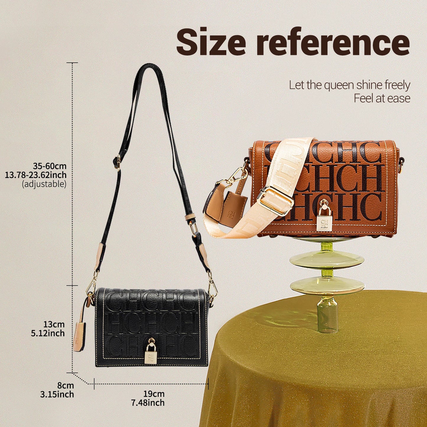 Classic Style Fashion Ladies Shoulder Bag Exquisite Craftsmanship Letters Printing Design Minimalist Women's Crossbody Bag