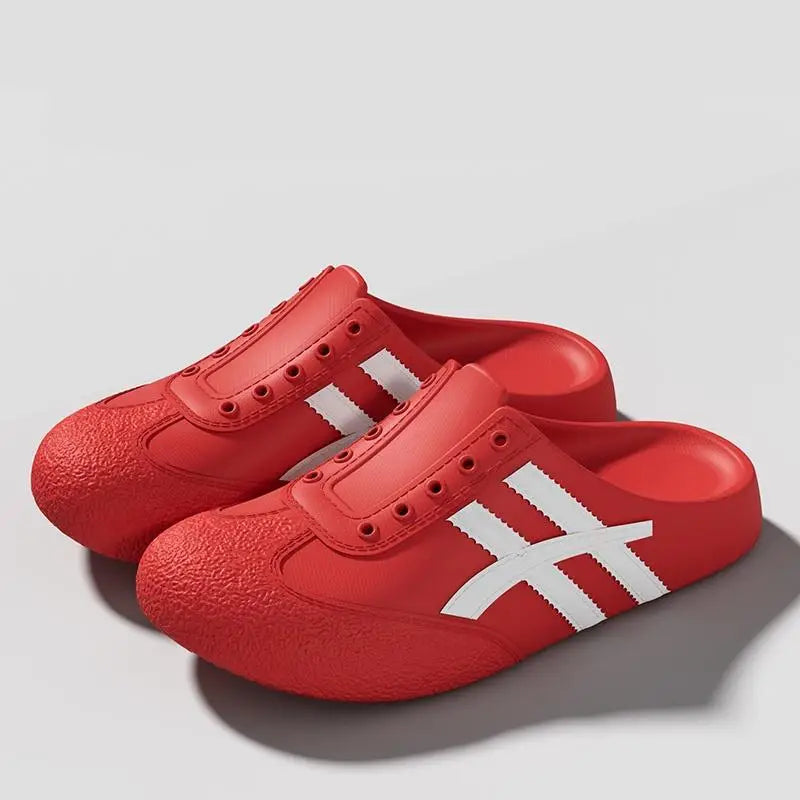 Comfortable EVA Brand Clogs Shoes Men Spring Summer 2026 Non Slip Outdoor Sports Slippers Plus Size Couple's Flats Racing Shoes