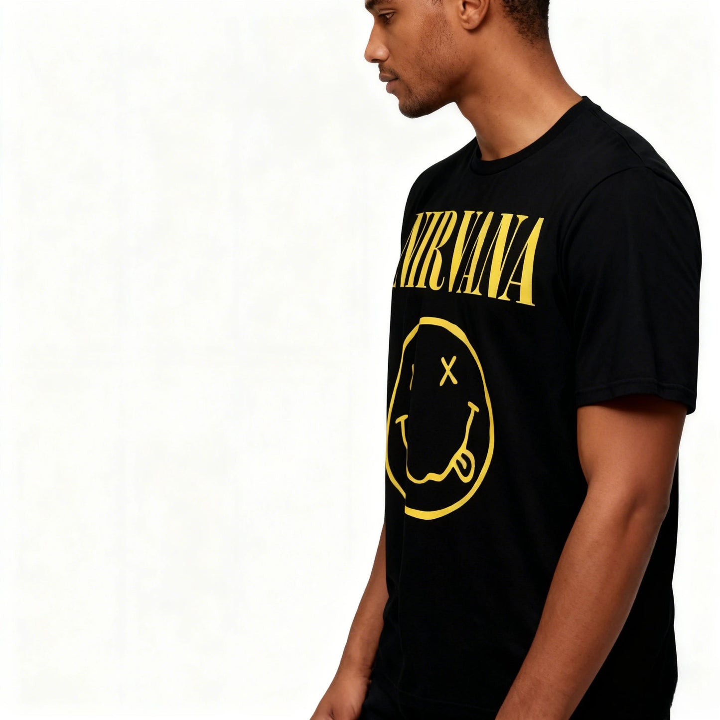 New Nirvana rock band men's 100%cotton T-shirt hip-hop style Men's and Women's oversized Y2K Tee Casual Loose Outdoor Street