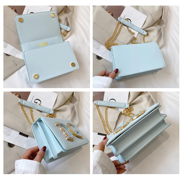 Banquet small square bag, women's new fashionable and versatile chain shoulder crossbody bag