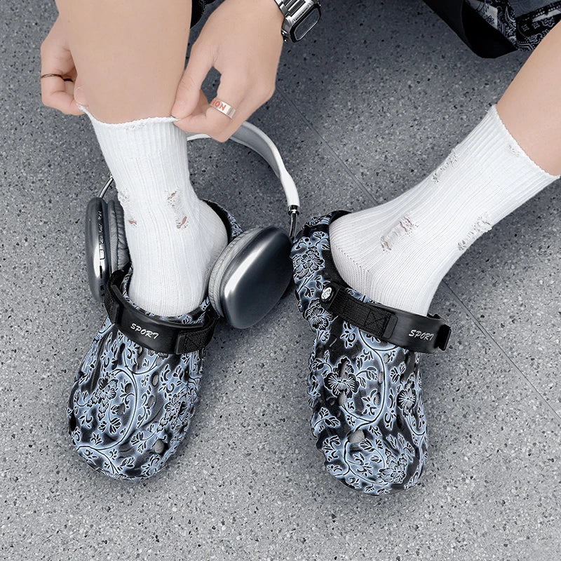 Men Shoes Slippers Men Garden Flat Sandals Platform Sandals Man Summer Sandals Male Sneakers Outdoor Flip Flops Home Clogs