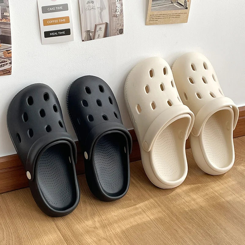 UTUNE 2025 Summer New Design Lightweight Breathable Clogs Unisex Non-Slip Slippers  Beach Sandals Trendy Comfortable Casual Shoe
