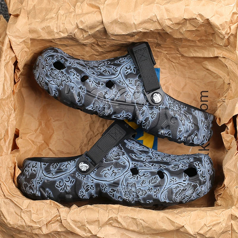 Men Shoes Slippers Men Garden Flat Sandals Platform Sandals Man Summer Sandals Male Sneakers Outdoor Flip Flops Home Clogs