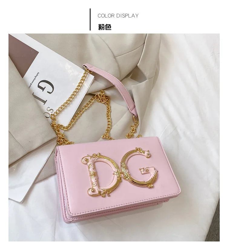 Banquet small square bag, women's new fashionable and versatile chain shoulder crossbody bag