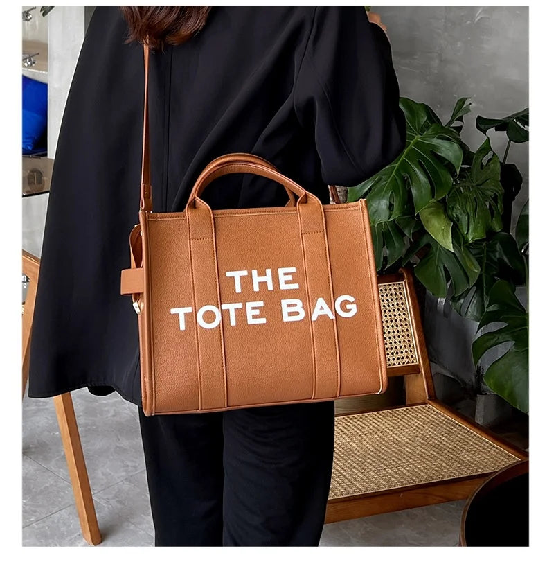 Luxury Designer Bag Tote Women Handbags Letter Shoulder Bags Brands Soft PU Shopper Purses Crossbody Bags for Women Clutch
