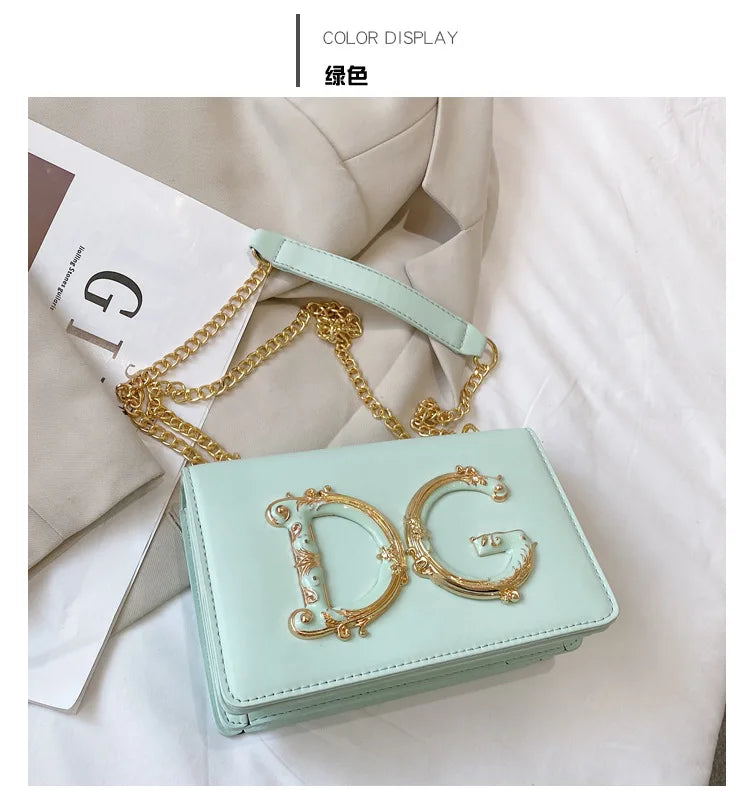 Banquet small square bag, women's new fashionable and versatile chain shoulder crossbody bag