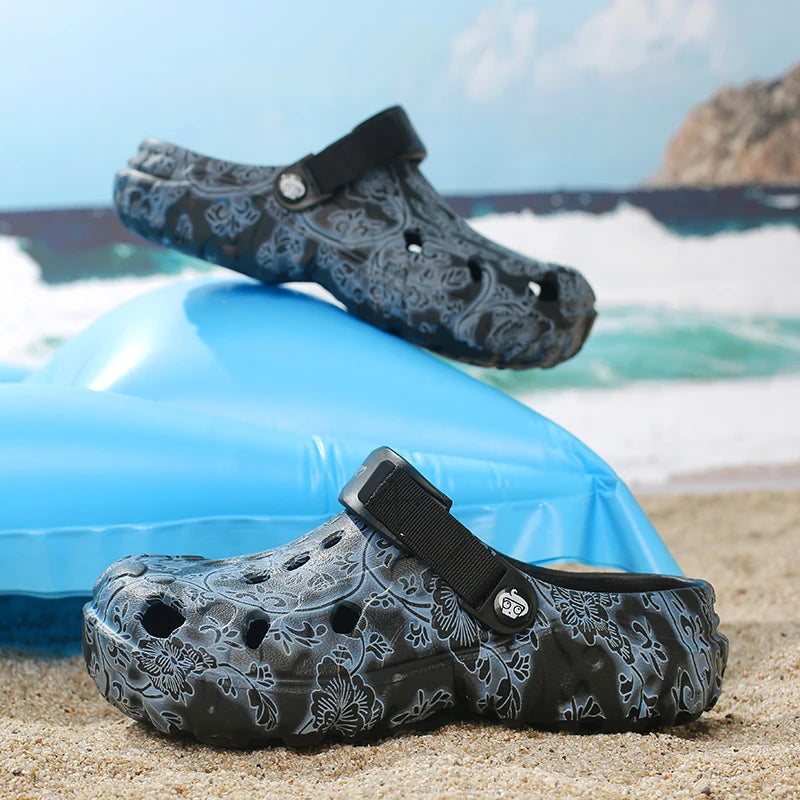 Men Shoes Slippers Men Garden Flat Sandals Platform Sandals Man Summer Sandals Male Sneakers Outdoor Flip Flops Home Clogs