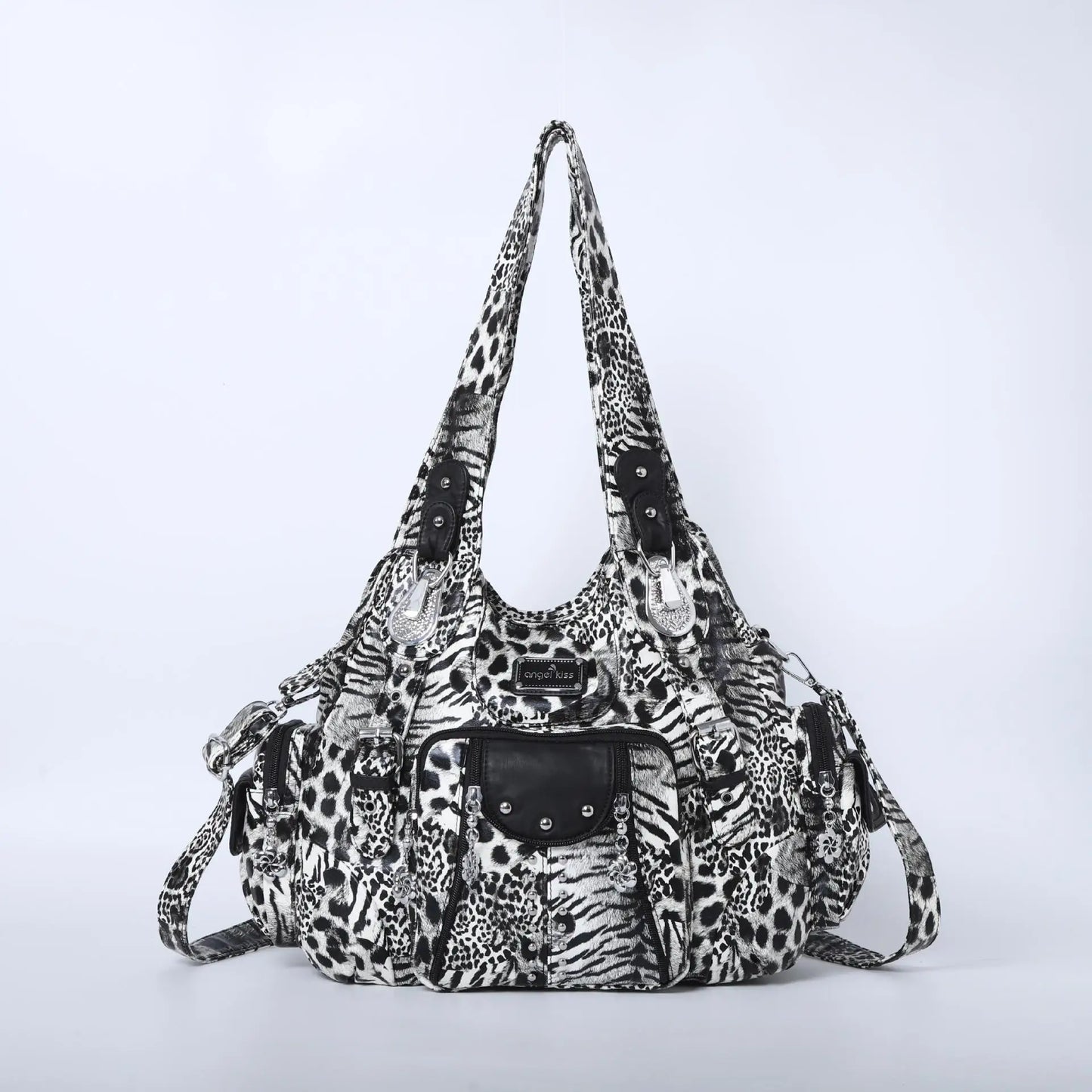 Angel kiss Bag Women Fashion Handbags Women Shoulder Bags PU Leather Handbag Female Satchel Shoulder Purse Bag bolsa feminina