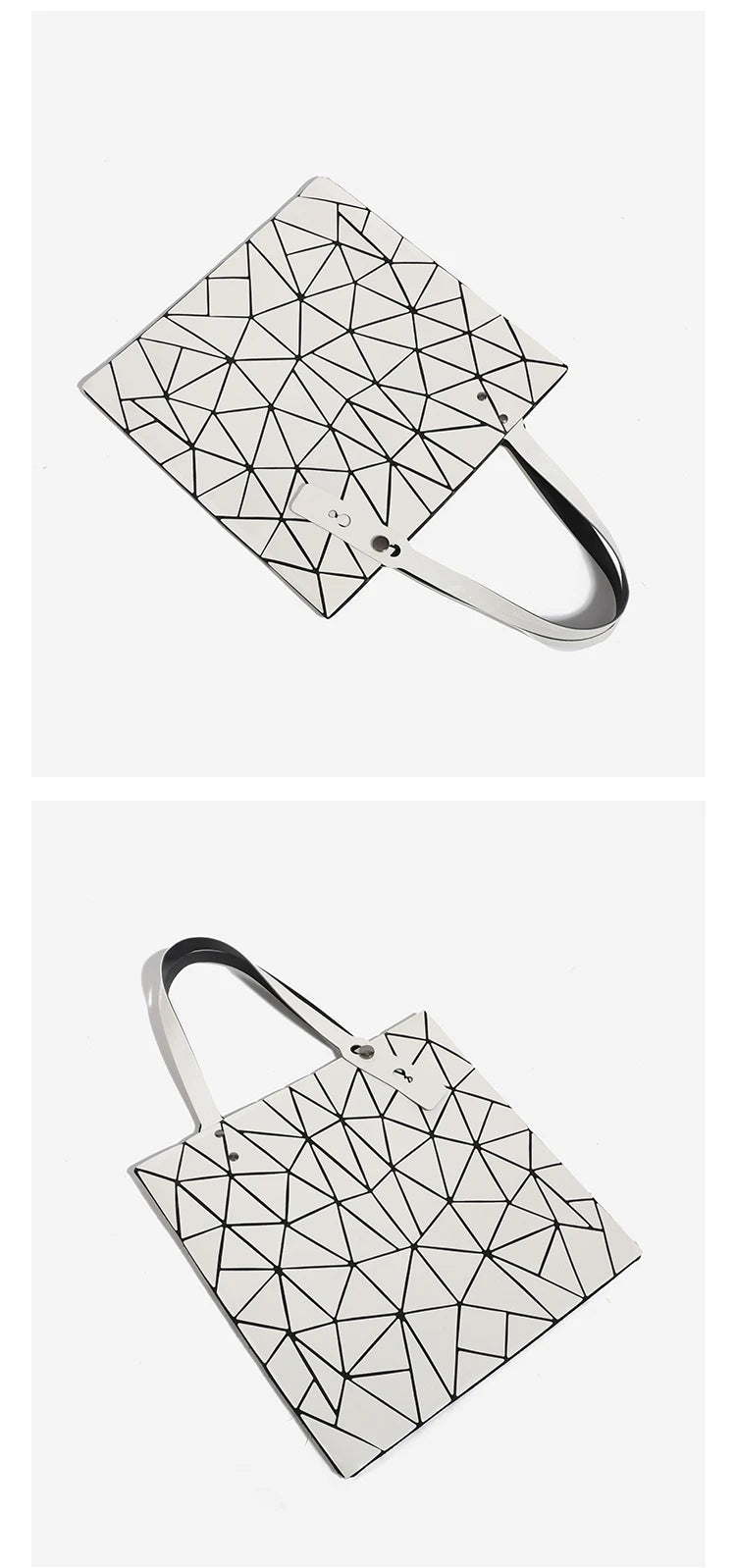 Diamond-Patterned Bag for Women, Summer Versatile New Geometric Diamond-Patterned Bag, Internet Celebrity Shoulder Handbag, Tote Bag