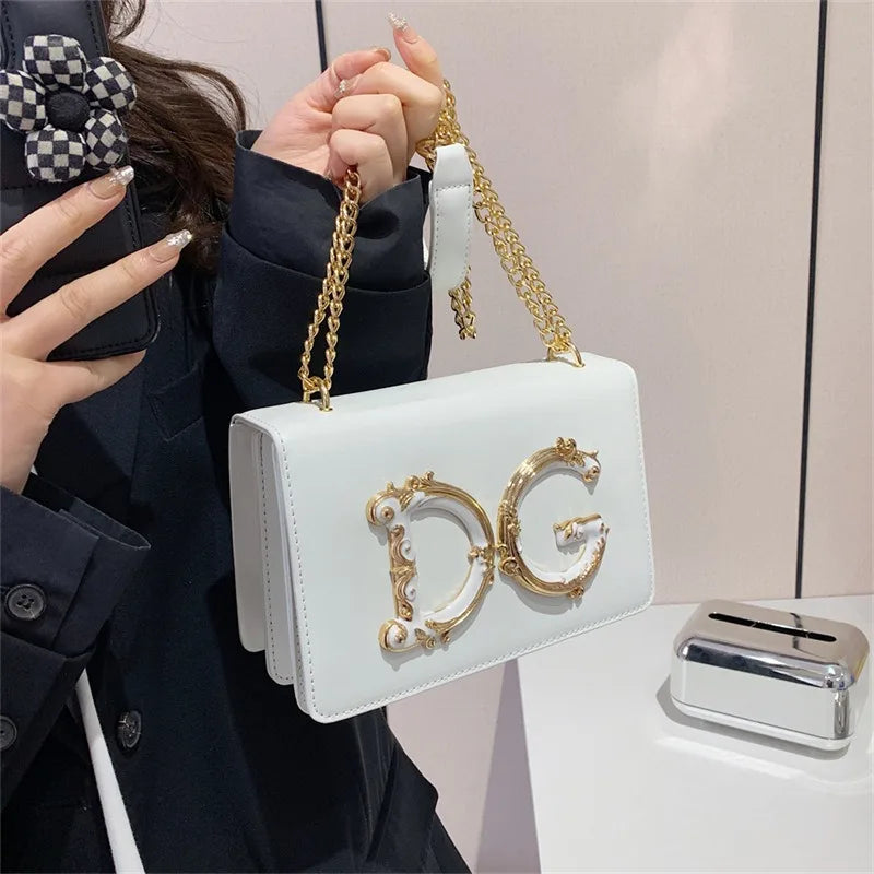 Banquet small square bag, women's new fashionable and versatile chain shoulder crossbody bag