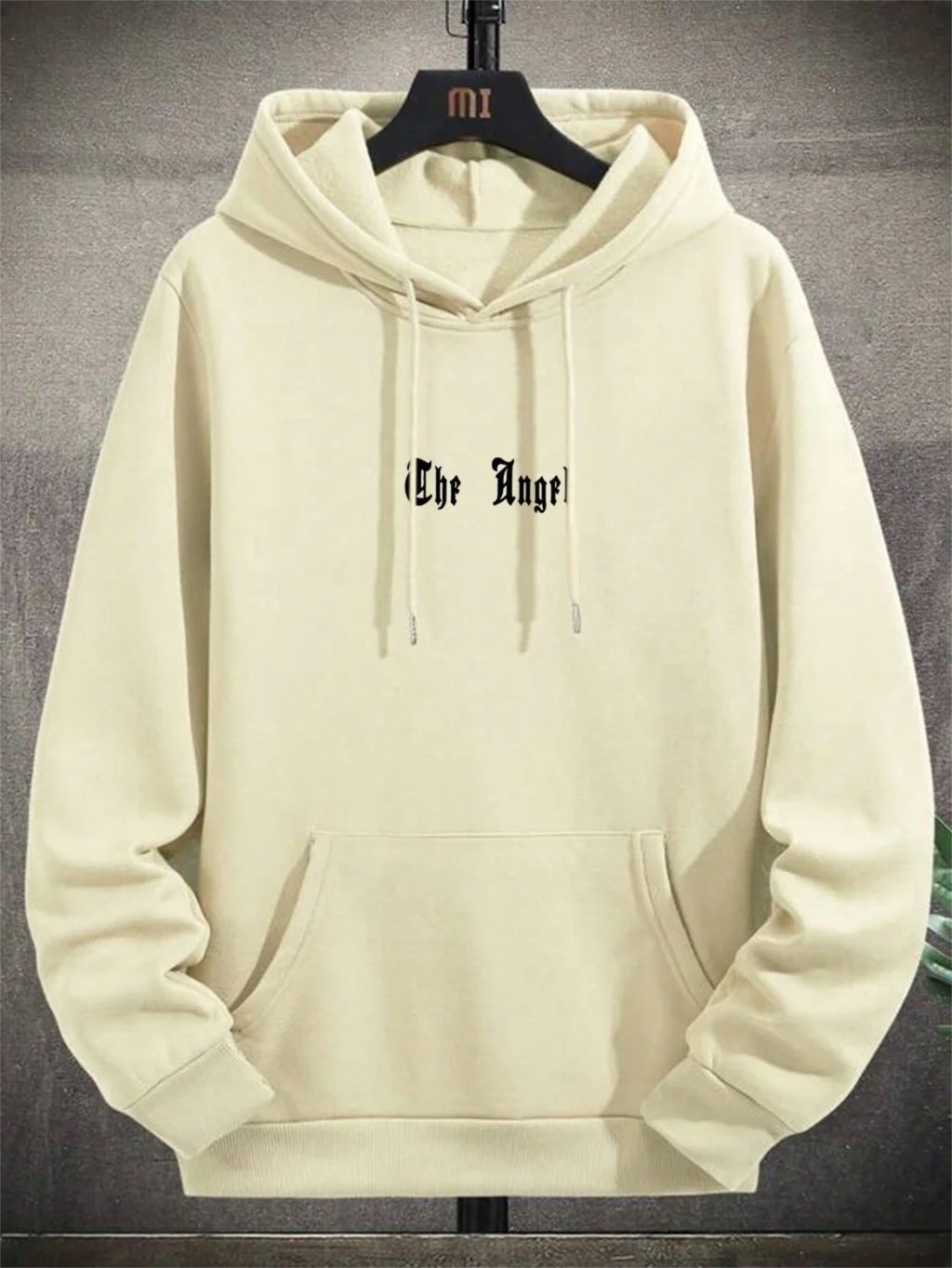 Angel's Wings Printing Male Hoody O-Neck All Match Loose Sweatshirt Fashion Fleece Basic Daily Comfortable Hoodie Autumn Clothes