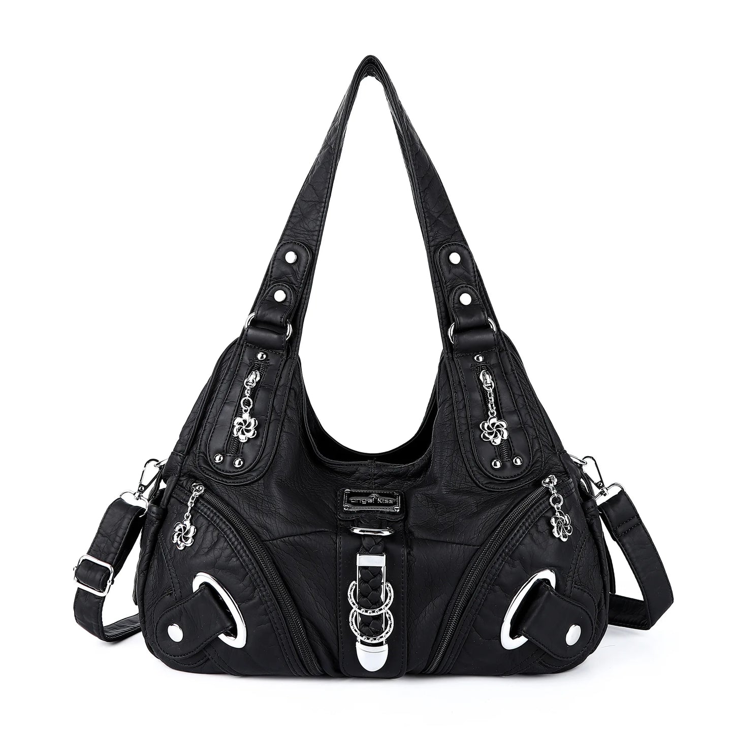 Angel kiss Women Handbags Fashion Shoulder Bag Large Tote Top-handle Shopping Pack Multifunctional Satchel Lady Hobos  Big Purse