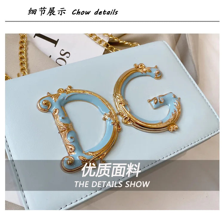 Banquet small square bag, women's new fashionable and versatile chain shoulder crossbody bag