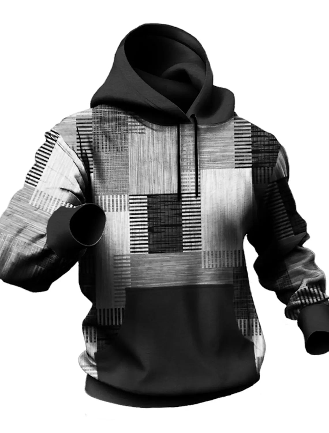 2024 Casual Loose Oversized men's Hoodie 3D Printed Pattern Top For Autumn Fashion Long Sleeved Street Wear men's Hoodies
