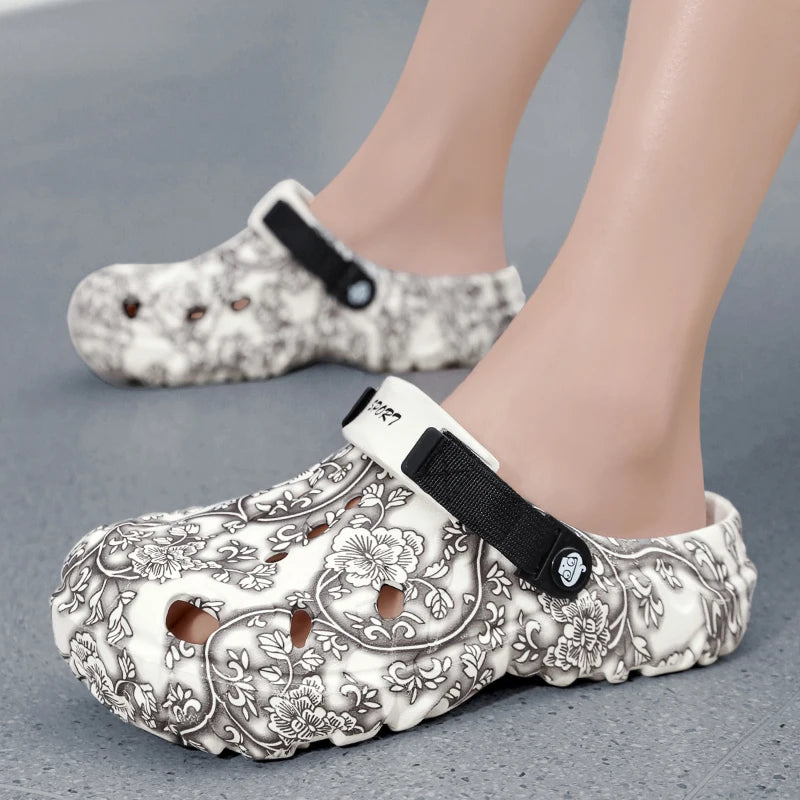 Men Shoes Slippers Men Garden Flat Sandals Platform Sandals Man Summer Sandals Male Sneakers Outdoor Flip Flops Home Clogs