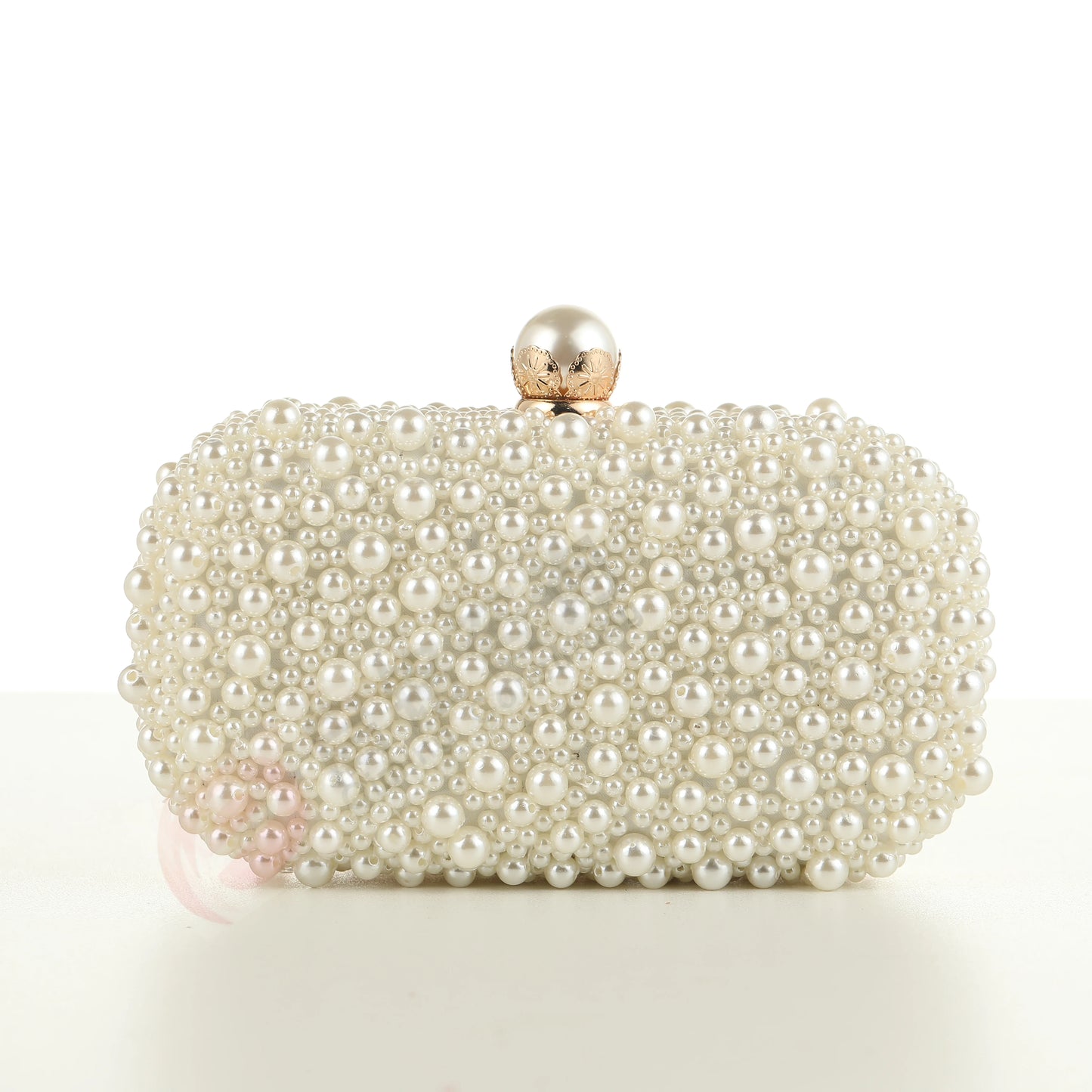 Luxury handmade wedding evening bag chain shoulder bag Full Beaded clutch bag Ladies Artificial Pearls Handbag for Wedding Party
