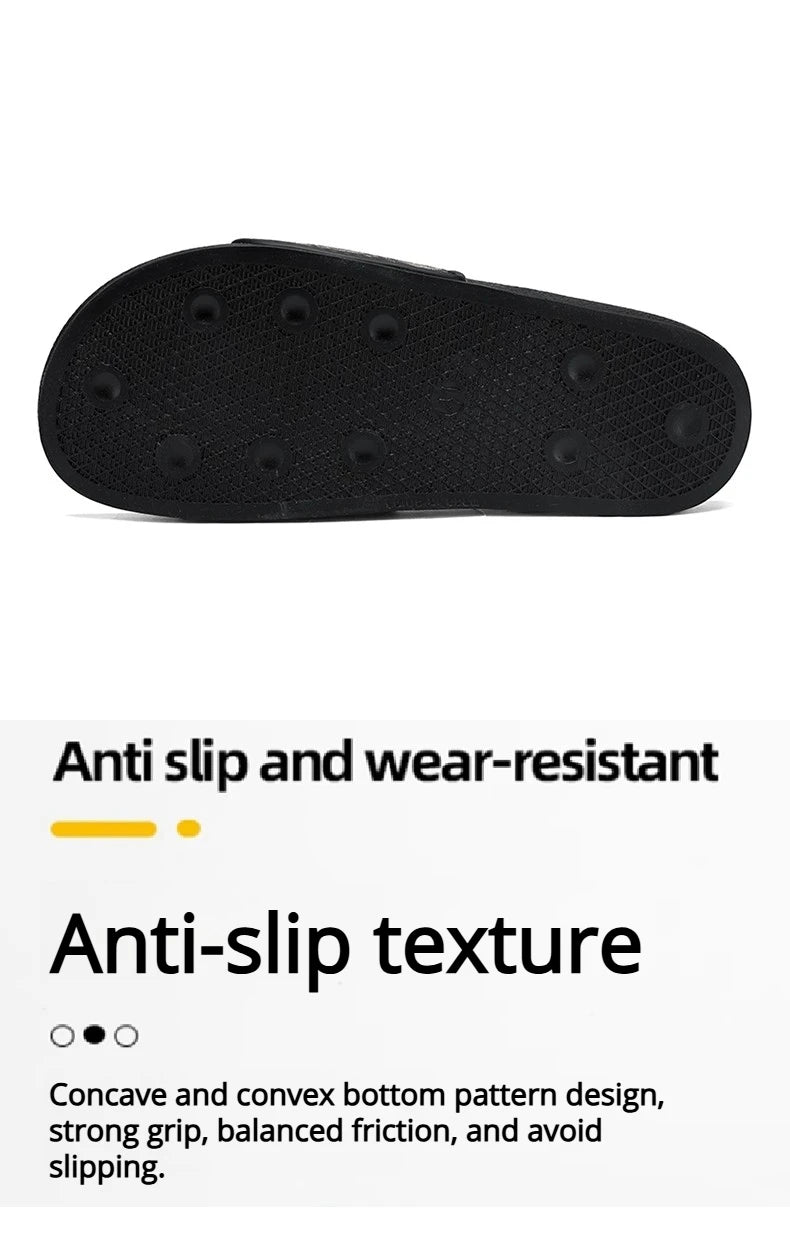 Outdoor Sandals Clogs Beach Slippers Summer Men Fashion Slippers Indoor Home Slides Bathroom Shoes Comfortable Soft Flip Flops