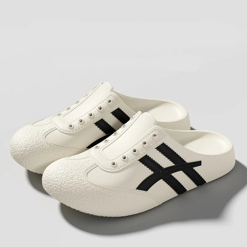 Comfortable EVA Brand Clogs Shoes Men Spring Summer 2026 Non Slip Outdoor Sports Slippers Plus Size Couple's Flats Racing Shoes