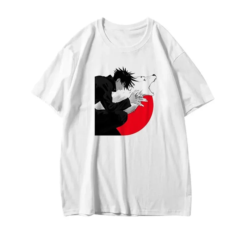 Goth Clothes Gojo Graphic Tshirt Anime Jujutsu Kaisen Funny Summer T-shirt for Women Japanese T Shirts Cartoon Woman Tshirts