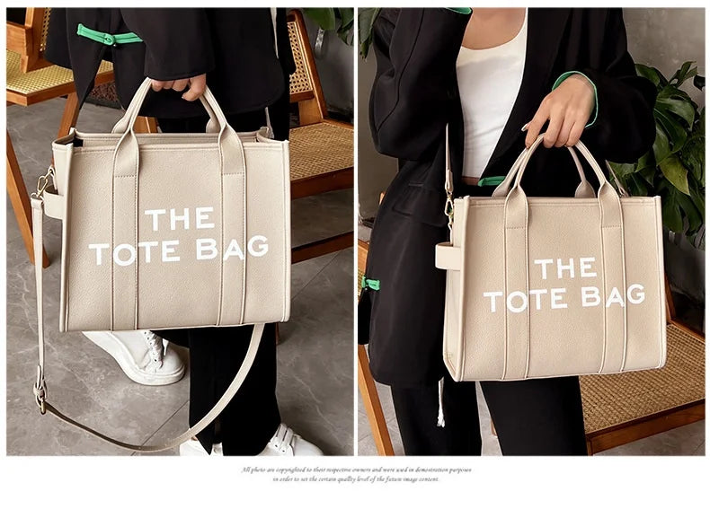 Luxury Designer Bag Tote Women Handbags Letter Shoulder Bags Brands Soft PU Shopper Purses Crossbody Bags for Women Clutch