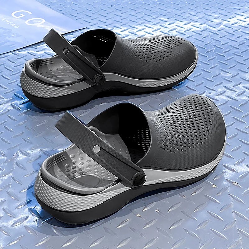 Men's Summer Non-Slip Toe-Toe Sandals for Outdoor Use, Large Size Sports Beach Slippers