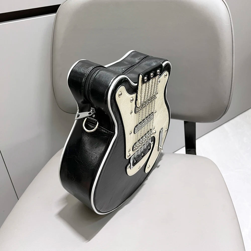 Purses And Handbags For Women Luxury Designer Leather Crossbody Shoulder Bag Handmade Guitar Shape purse Bags Purse