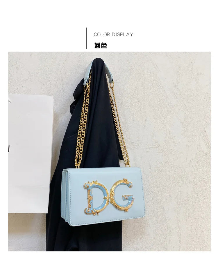 Banquet small square bag, women's new fashionable and versatile chain shoulder crossbody bag