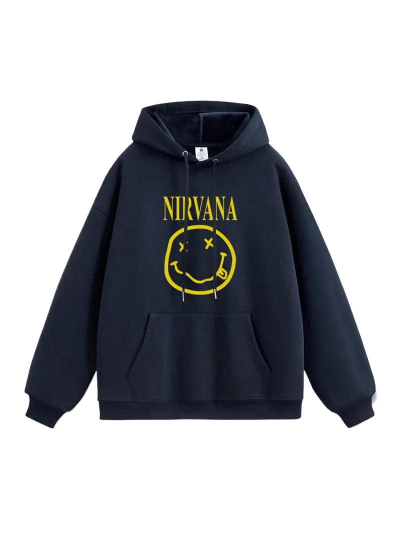 Lonely Rock Nirvana Band NIRVANA Hooded Sweater