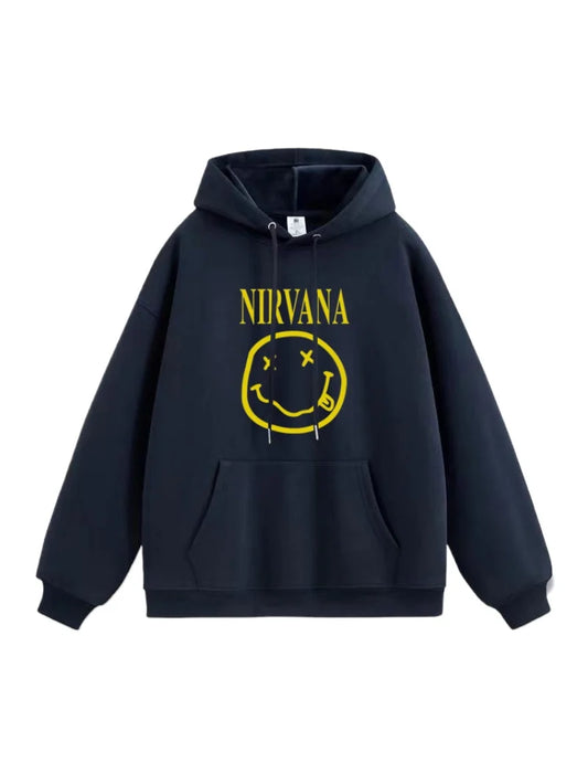 Lonely Rock Nirvana Band NIRVANA Hooded Sweater