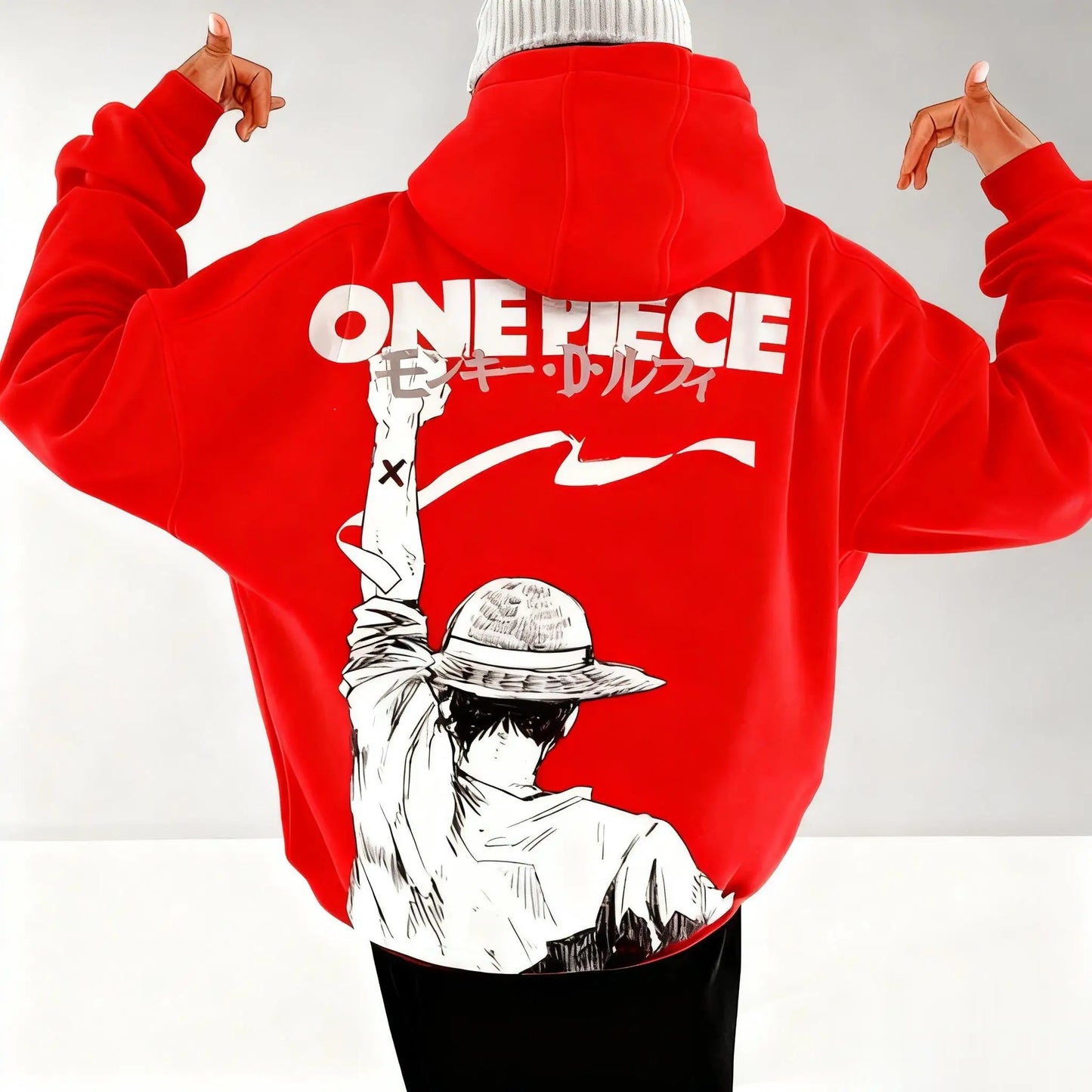 One Piece Anime Hoodie Men Women Pullover Sweatshirt Luffy Graphic Print Oversized Casual Streetwear Y2k Autumn Fashion Unisex