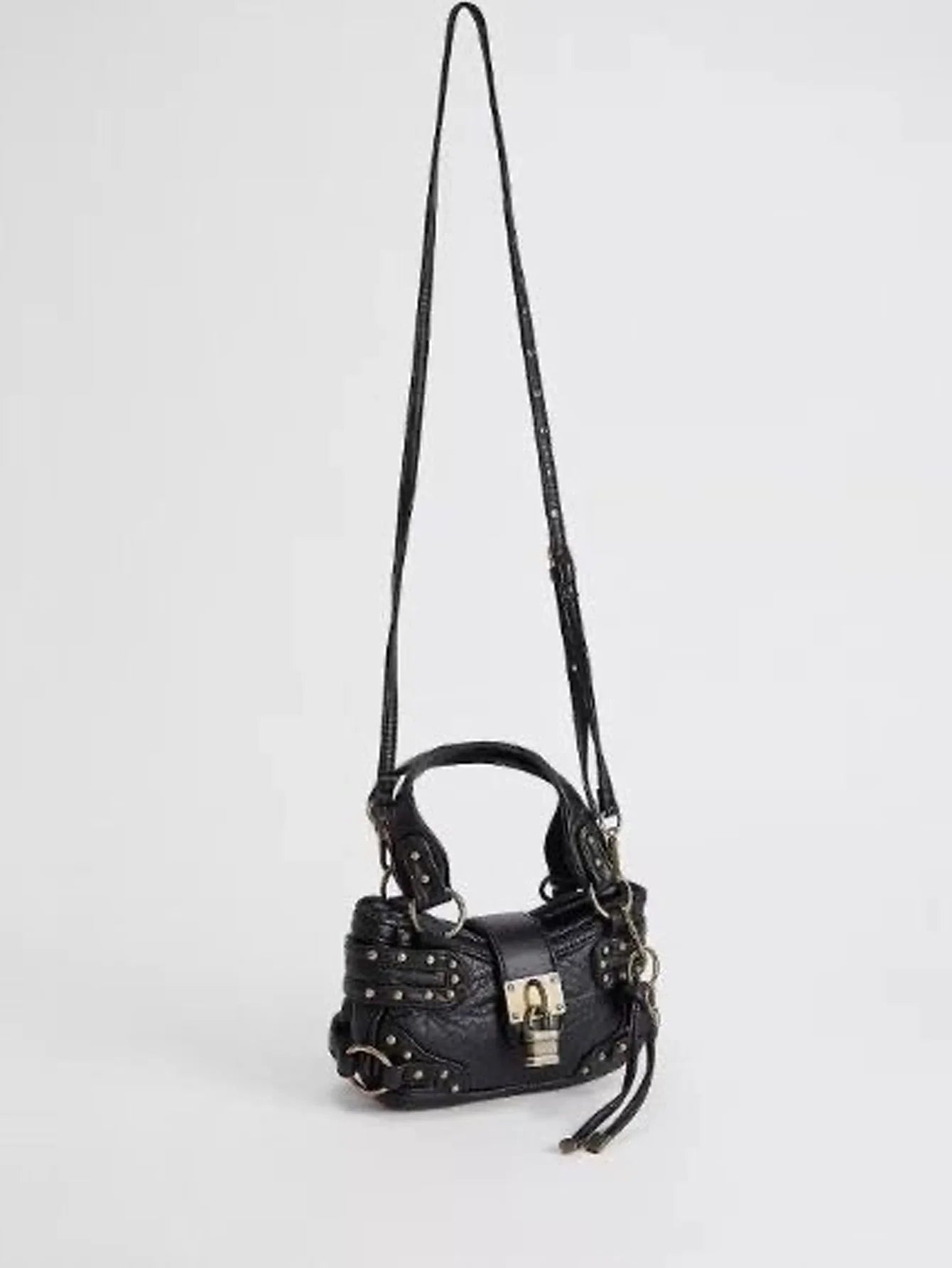 Ladies' handbag 2026 Summer New style rivet retro street motorcycle bag mini crossbody bag Mobile phone bag Women's bag
