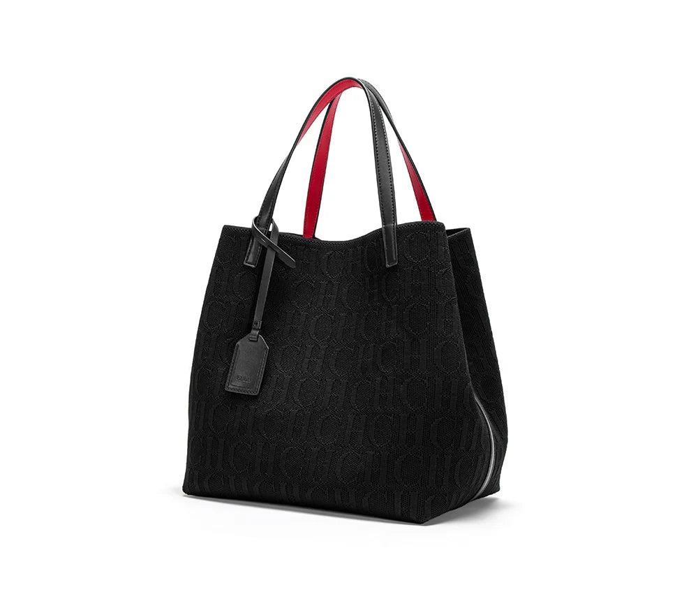 Fashionable Classic New Solid Color Outer Bag Women's Handbag Exquisite Handcrafted Weaving Large Capacity Handbag