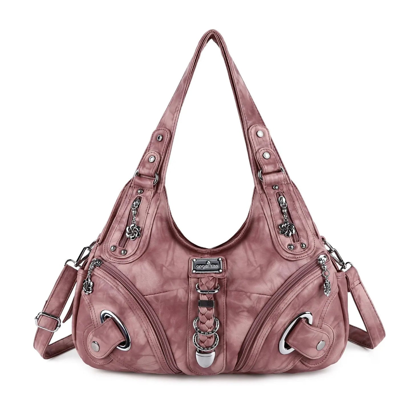 Angel kiss Women Handbags Fashion Shoulder Bag Large Tote Top-handle Shopping Pack Multifunctional Satchel Lady Hobos  Big Purse