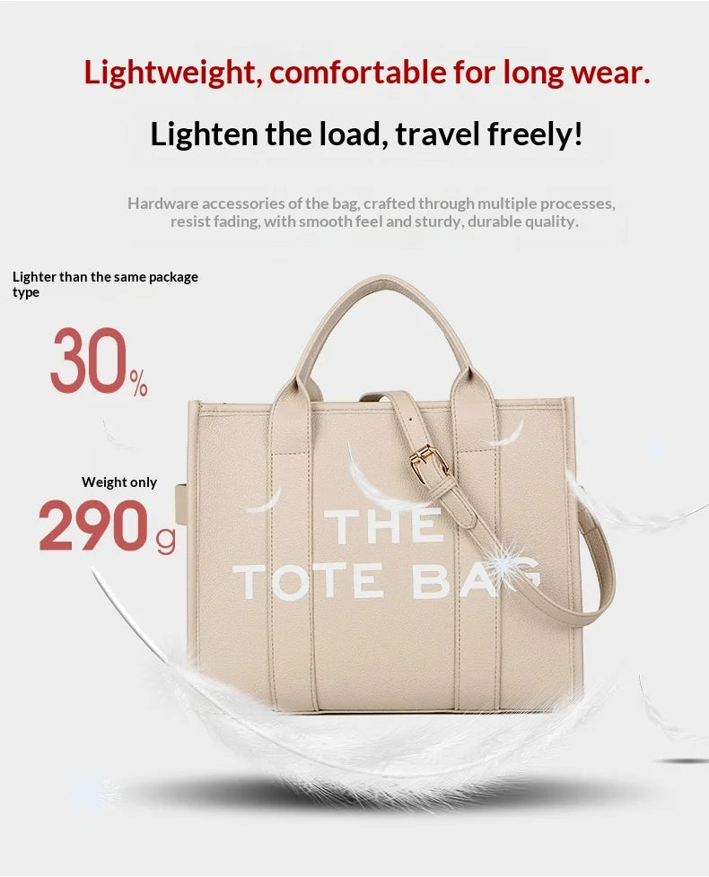 Luxury Designer Bag Tote Women Handbags Letter Shoulder Bags Brands Soft PU Shopper Purses Crossbody Bags for Women Clutch