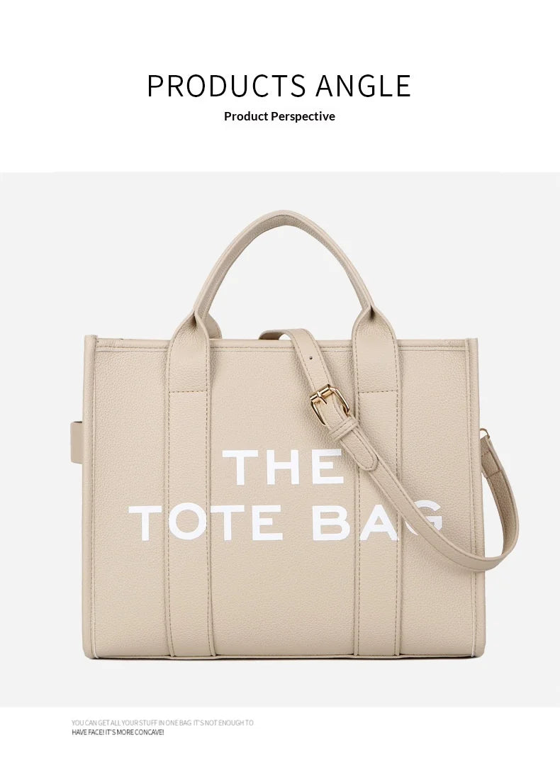 Luxury Designer Bag Tote Women Handbags Letter Shoulder Bags Brands Soft PU Shopper Purses Crossbody Bags for Women Clutch