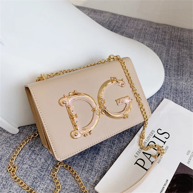 Banquet small square bag, women's new fashionable and versatile chain shoulder crossbody bag