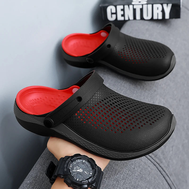 Men's Summer Non-Slip Toe-Toe Sandals for Outdoor Use, Large Size Sports Beach Slippers