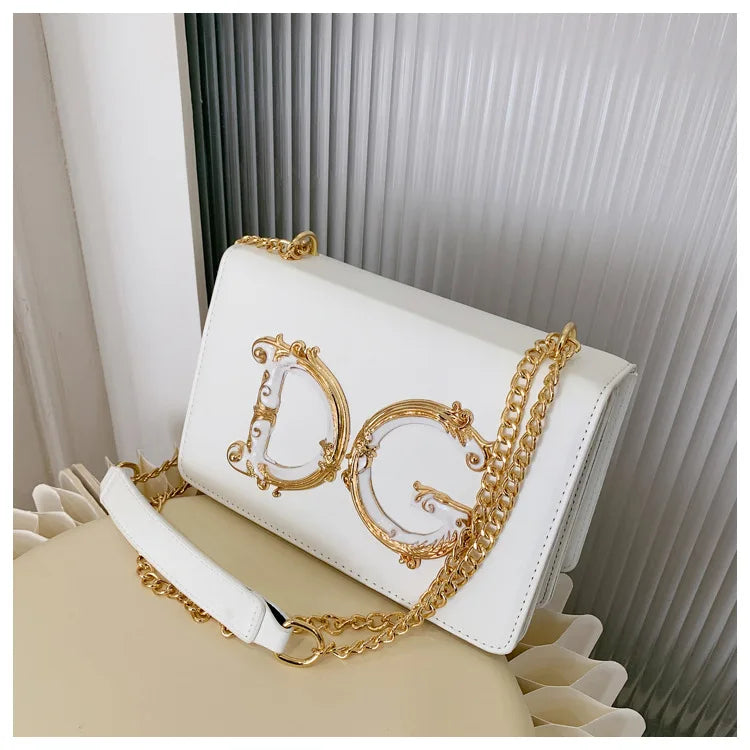 Banquet small square bag, women's new fashionable and versatile chain shoulder crossbody bag