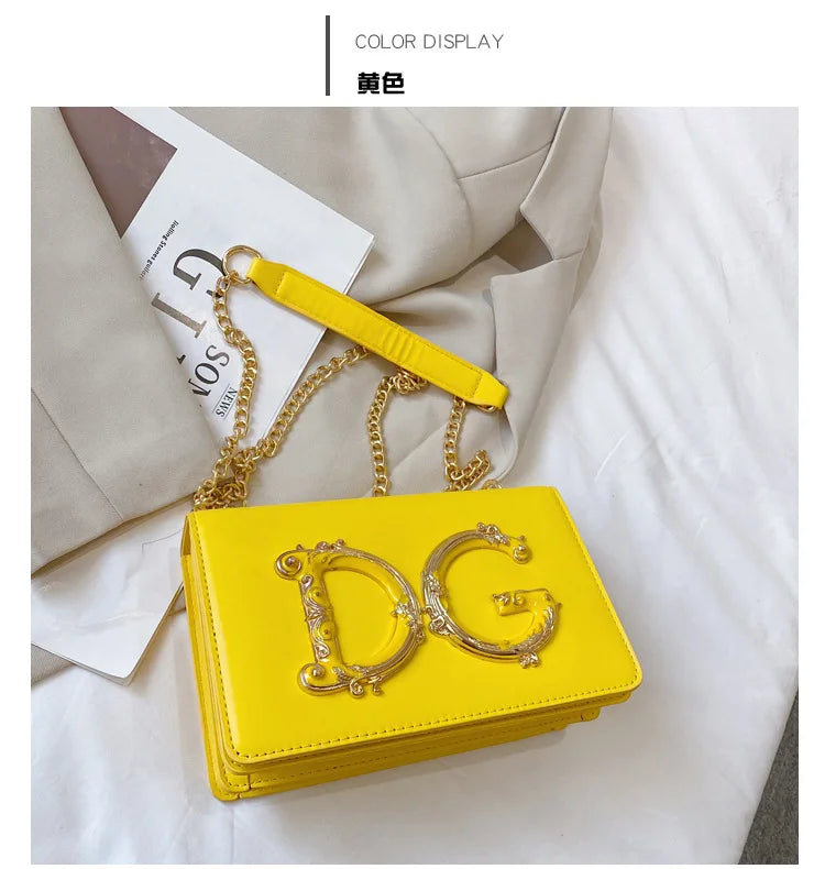 Banquet small square bag, women's new fashionable and versatile chain shoulder crossbody bag