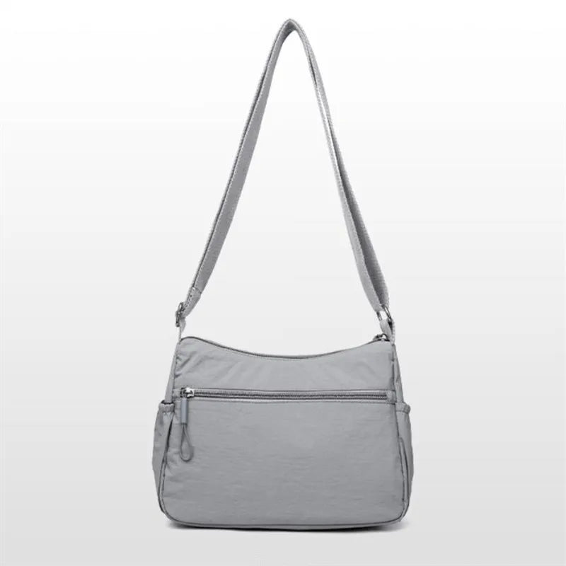 Multi-Layer Casual Crossbody Bag for Women, Solid Color Multi-Pocket, Versatile for Commuting, Travel, Shopping, Mother'S Gift