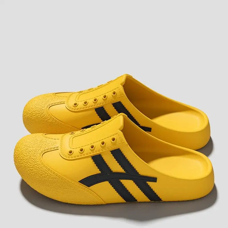 Comfortable EVA Brand Clogs Shoes Men Spring Summer 2026 Non Slip Outdoor Sports Slippers Plus Size Couple's Flats Racing Shoes