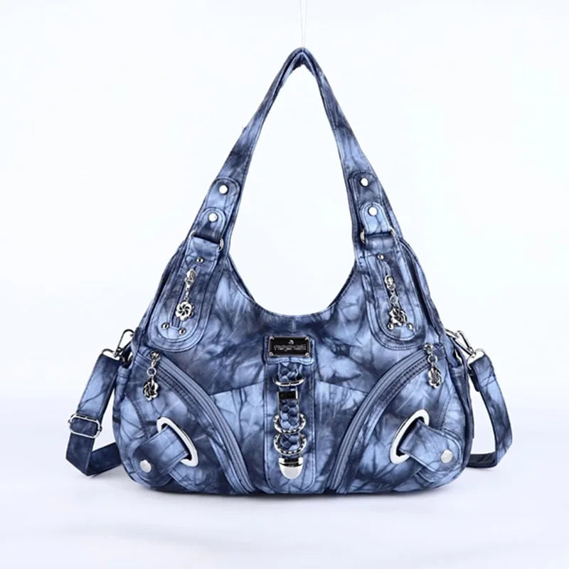 Angel kiss Women Handbags Fashion Shoulder Bag Large Tote Top-handle Shopping Pack Multifunctional Satchel Lady Hobos  Big Purse