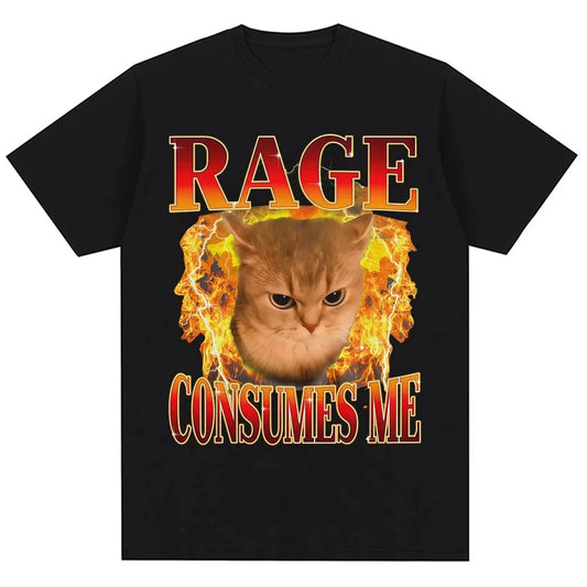Fuuny Kittler Hilarious Cat Meme Printing T Shirts Women Cute Fashion Short Sleeve RoundNeck T-shirts Streetwear Clothing