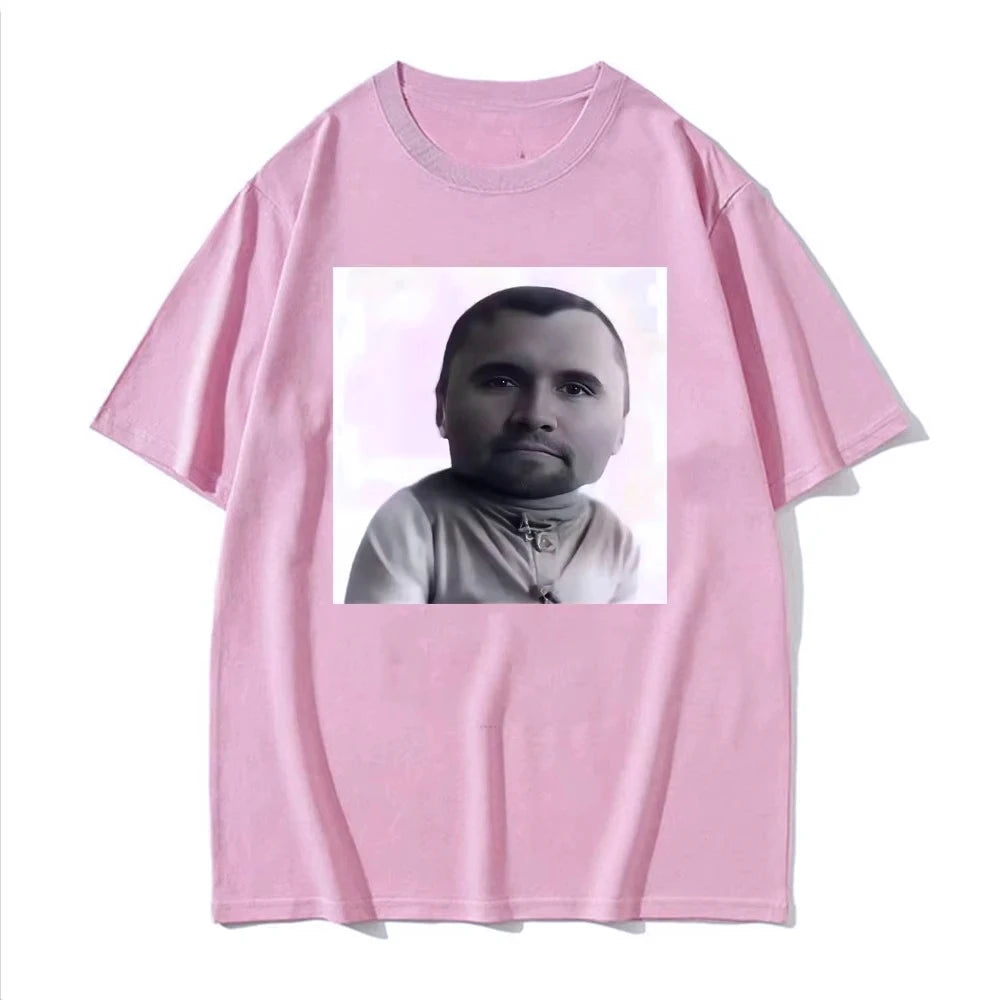 Funny Charlie Kirk Baby Face Meme Graphic Tee Shirt Men Women Fashion Classic Short Sleeve T-shirt Street Harajuku Style T Shirt