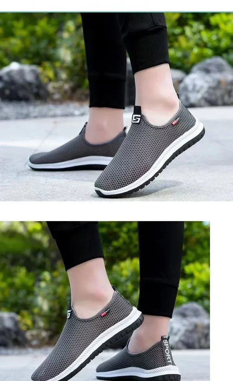 Summer Walking Shoes Hot Sale Men Sneakers Sport Lightweight Casual Hiking Shoes Men Breathable Aqua Shoes Man Outdoor Footwear